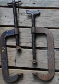 Guangzhou jingyu industrial co., ltd. Res For Kevin 1 Vintage Industrial Metal Clamp C Clamps 14 Heavy Rusty Metal Large Old Paint Display Decoracion Hogar Decoracion De Unas Hogar