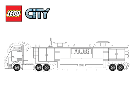 Police Truck Coloring Page