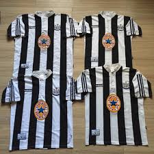 Günstige football trikot newcastle united neue saison 2020 2021 beflockung für heim & auswärts & third. Fussball Trikots Newcastle United 1995 Retro Heim Trikot Herren Schwarz Weiss Fussball Hemd Auslandische Vereine