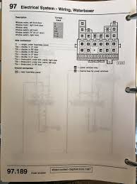 Where are the other fuse/relay boxes located? Thesamba Com Vanagon View Topic Electric Window Wiring Diagram