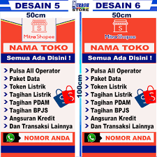 Harga pulsa di mitra shopee. Spanduk Banner Mitra Shopee Mitra Shopeepay Versi Vertikal Utama Shopee Indonesia