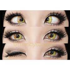 How can we read it? Sweety Anime Yellow Best Yellow Contacts For Cosplay Uniqso