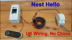 Doorbell transformers are typically located in the basement. Nest Hello Uk Wiring Without A Chime Doorbell Installation Wiring 0v And 24v Youtube