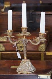 Beautiful accent on your wedding day. Solid Brass Candelabra The Crown Collection