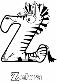 Letter a to z animal coloring sheet. Welcome To Dover Publications Zebra Coloring Pages Abc Coloring Pages Alphabet Coloring Pages
