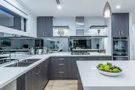 kitchen with grey cabinets design ideas