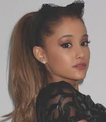Ariana Grande cat ears and makeup