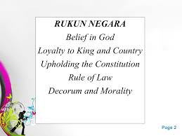 Even more saddening is that 40 years after the proclamation of the rukun negara, it appears that many have forgotten about its five tenets and what they stand for, while others. Free Powerpoint Templatespage 1free Powerpoint Templates Chapter 4 Ideology And Malaysia S Policy Ppt Download