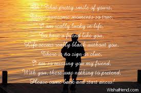 We did not find results for: Missing You Friend Poems