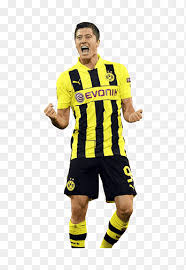 To download borussia dortmund kits and logo for your dream league soccer team, just copy the url above the image, go to my club > customise team > edit kit > download and paste the url. Borussia Dortmund Fc Bayern Munich Bundesliga Football Soccer Player Robert Lewandowski Sport Jersey Png Pngegg