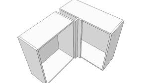 blind corner cabinet face frame detail