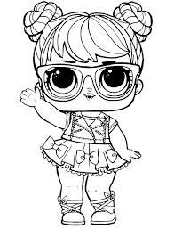 Super coloring free printable coloring pages for kids coloring sheets free colouring book illustrations printable pictures clipart black and white pictures line art and drawings. Bon Bon Lol Doll Coloring Page Free Printable Coloring Pages For Kids