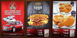 More information is available at www.choosemyplate.gov. Kfc Malaysia Menu Board Wishurhere