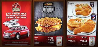 That is exactly kfc malaysia's. Kfc Malaysia Menu Board Wishurhere