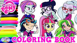 Coloring pages my little pony. My Little Pony Coloring Book Equestria Girls Shadowbolts Episode Surprise Egg And Toy Collector Setc Youtube