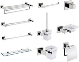 Xiaofeng Bath Simple And Useful Stainless Steel Bathroom Hardware Set Accessories Bat In 2020 Bathroom Hardware Set Stainless Steel Bathroom White Bathroom Accessories