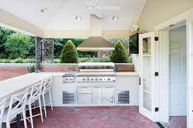 Find out what s cooking in the latest outdoor kitchen design. Red Brick Outdoor Kitchen Design Ideas