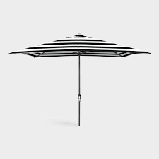 Black And White Outdoor Umbrella Black Stripe Rectangular Outdoor Umbrella Outdoor Umbrella Patio Umbrella Outdoor Patio Umbrellas