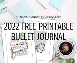 They are easy to use and look great. Free 2022 Bullet Journal Setup Printable Printables And Inspirations