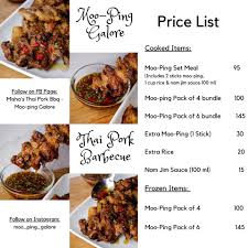 Okay, you might want to light that right about now, quickly, quickly! Misha S Thai Pork Barbecue Moo Ping Galore Updated Price List For Orders Just Dm Me Mouth Watering And Juicy Thai Pork Skewers Soft And Succulent You Ll Be Wanting