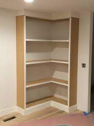 The shape also promotes easier conversation, making it perfect for entertaining and family. Diy Corner Bookcase Video Stagg Design