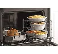 Nifty 3-Tier Oven Rack – Non-Stick, Dishwasher Safe, Chrome-Plated Steel  Construction