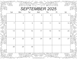 September 2025 Calendar (Free Printable) – Free Printables, Lettering, SVG  Files, Tools & Apps