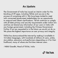 Will facebook, twitter get banned in india? Tiktok India Tiktok In Twitter