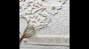 Masculine cards, easy paper craft ideas, paper craft for kids, and diy ideas for this thinking of you card makes a bold and beautiful statement in stampin' up! Here S A Wedding Card Idea With Stampin Up Bloomin Heart Ink And Inspirations