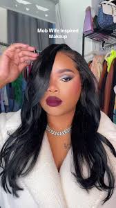 Mob Wife Makeup Black Skin