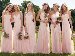 Exclusive Camille La Vie Bridesmaid Dress Promo Strictly Weddings Blush Pink Bridesmaid Dresses Bridesmaid Dresses Boho Blush Bridesmaid Dresses