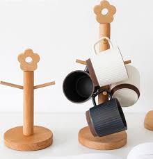 Great savings free delivery / collection on many items. Luckychild Tree Shape 6 Hooks Wooden Cup Holder Rack Kitchen Drain Rack Wine Glass Hanging Display Stand Coffee Mug Storage Shelf Drainer Organizer Buy On Zoodmall Luckychild Tree Shape 6 Hooks Wooden