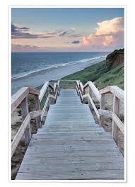 Aber auch das festland hat wunderschöne strände zu bieten und eignen sich ideal für einen strandurlaub in holland. Markus Lange Treppe Zum Strand In Kampen Sylt Poster Online Bestellen Posterlounge De