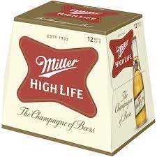 Miller High Life Lager Beer 12 Pack 12 Fl Oz Glass Bottles 4 6 Abv Meijer