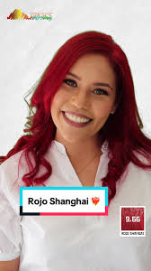 #rojoshangai ❤️ Un tono atrevido y apasionado. Encuentra nuestros tintes en  tu distribuidora mas cercana. #tinterojoshangai #thymscolombia #looks2024