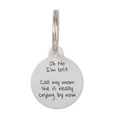 Pet Dog Cat Funny Humor Customize Id Pet Id Tag Zazzle Com Pet Id Tags Pet Id Custom Pet Tags