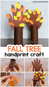 Herbst Handabdruck Baum Einfach Leicht Und Macht Spass Einfach Handabdruck Herbst Leicht Mac In 2020 Fall Crafts For Kids Fall Handprint Crafts Handprint Crafts
