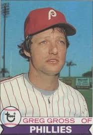 1989 Topps #438 Greg Gross Auto Autogaphed Signed Card