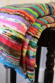 The super easy lap blanket is true, mindless knitting. Lap Blanket Multicolored Chunky Knit Warm By Leoslovelytreasures Knitted Blankets Knitting Knitted Afghans