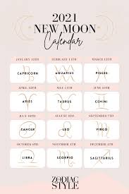 With the help of this calendar, you will be able to easily keep a check on the moon phases. Manifest Magic With All The New Moon Dates In 2021 The Zodiac Style