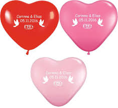 Details Zu 50 Hochzeit Herz Ballons Mit Weissem 1 Seitigem Aufdruck Mit Namen U Datum Hochzeit Luftballons Diy Geschenke