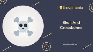 Commonly expresses figurative death, e.g., dying from extreme laughter, frustration, or affection. Meaning Skull And Crossbones Emoji Copy And Paste Emojimania
