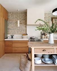 مطبخ بأرضيات داكنة المطبخ البني صورة ديكور الفضاء