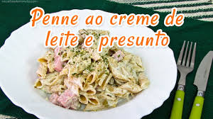 Macarrao Penne Ao Creme De Leite E Presunto Receitas De Minuto 14 Youtube