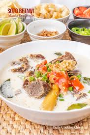 Ikuti video masak cara membuatnya step by step ya. Soto Betawi Jakarta Beef Soup Recipe Daily Cooking Quest