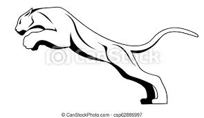 Draw a circle for the eye, two dots for the nose and a thin line for the mouth. Puma Cat Drawing Pasteurinstituteindia Com