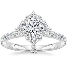 Browse our selection of affordable bridal sets to find the perfect engagement and wedding ring set for her. Dangling Diamond Engagement Ring Summer Rain Brilliant Earth