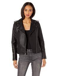 Cupcakes And Cashmere Women S Vivica Washed Vegan Leather Moto Jacket Vegan Leather Moto Jacket Leather Moto Jacket Womens Fashion Clothes Women