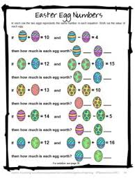Easter Math Activities Easter Math Worksheets Games And Brain Teasers Easter Math Easter Math Games Spring Math Worksheets