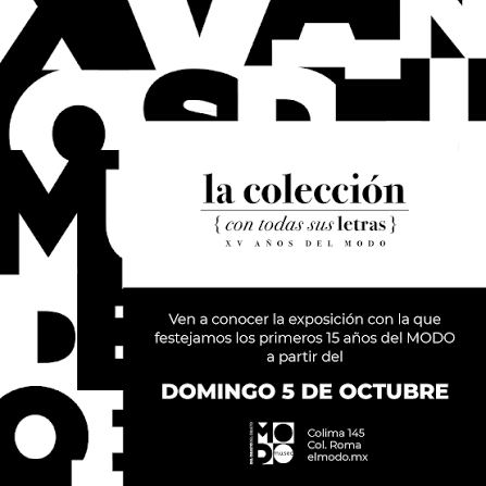 La colección, con todas sus letras en el MODO